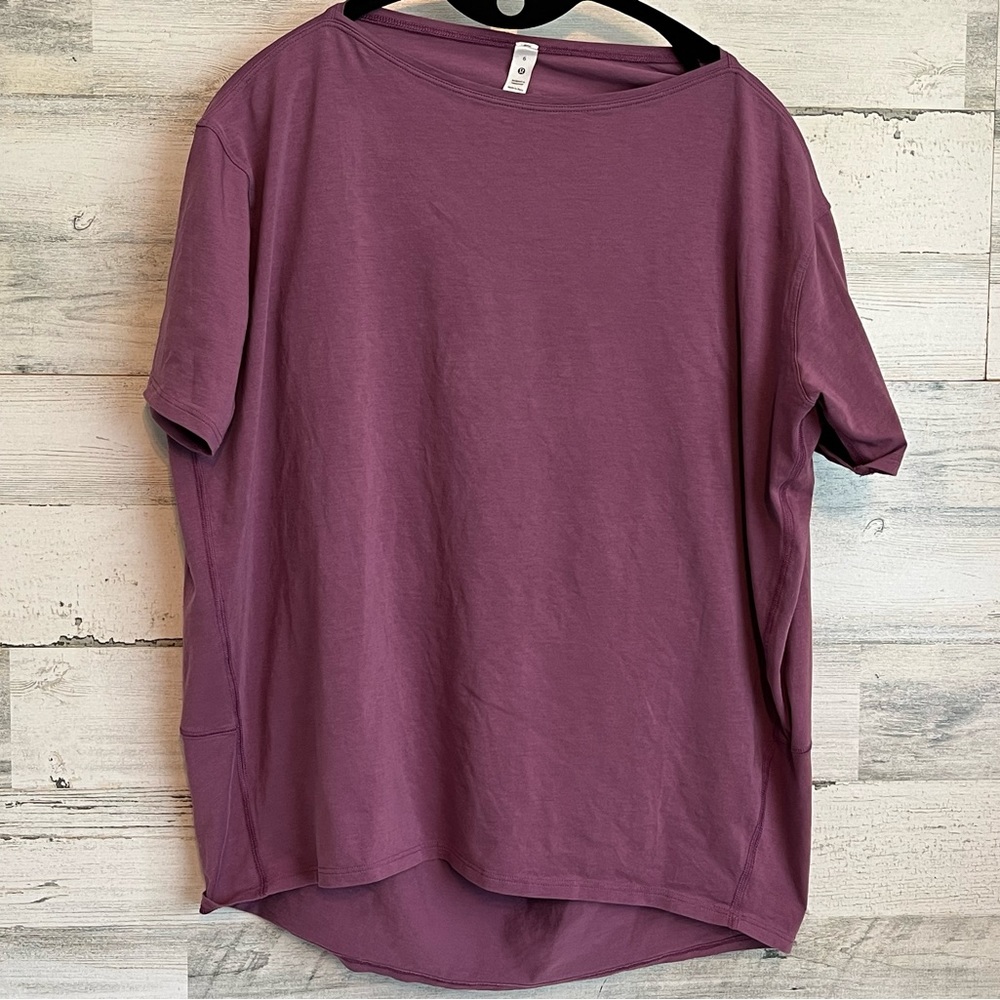 Lululemon Purple Plum Short Sleeve Tee Shirt 6